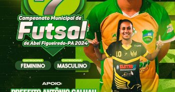 *🏆 7º Campeonato Municipal de Futsal de Abel Figueiredo, Pará, está chegando!