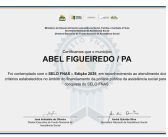 Município de Abel Figueiredo é Selo FNAS 🏅✨