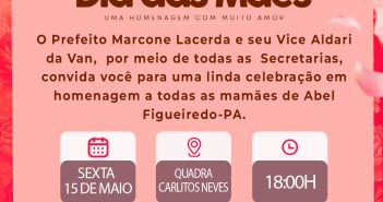 CONVITE ESPECIAL DO DIA DAS MÃES